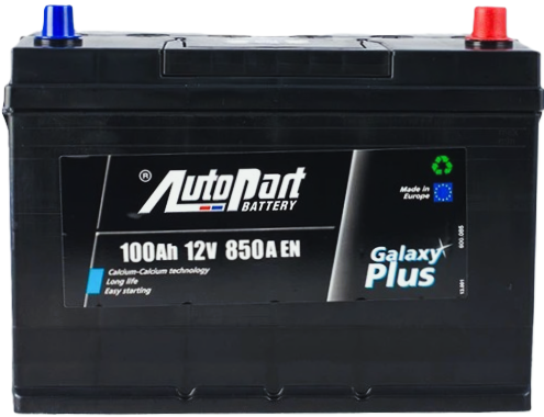 100Ah Asia AUTOPART GALAXY (-/+) (0) 850EN