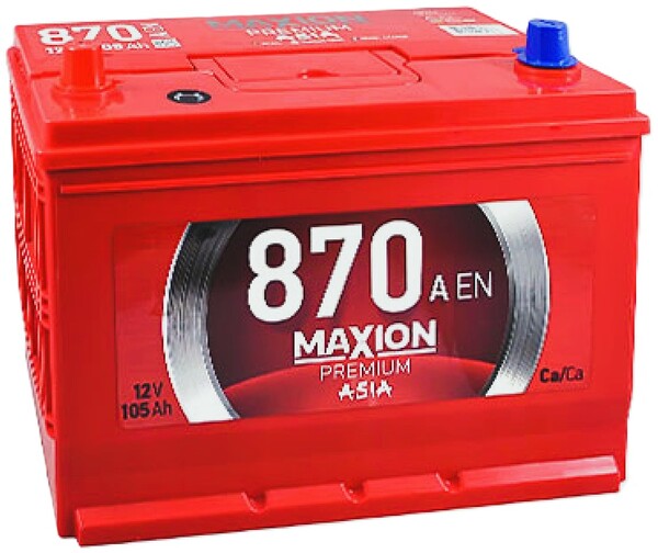 105Ah Asia MAXION Premium (+/-) (1) 870EN