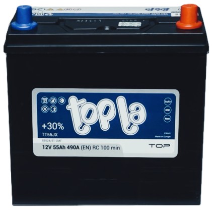 55Ah Asia TOPLA Top (-/+) (0) 490EN