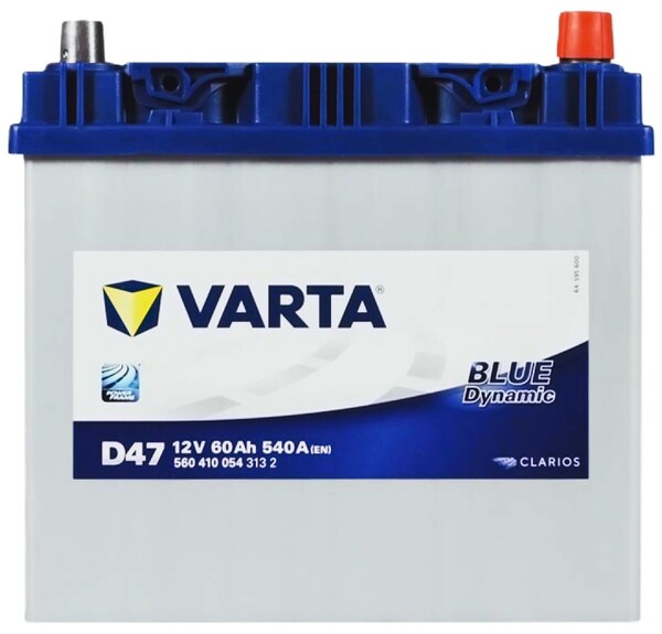 60Ah Asia VARTA Blue Dynamic (-/+) (0) 540EN. Фото 2