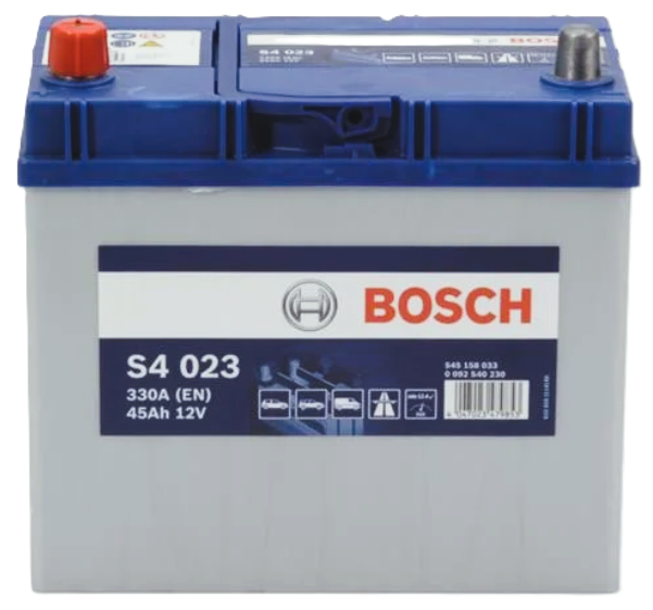 45Ah Asia BOSCH S4 (+/-) (1) 330EN. Фото 3