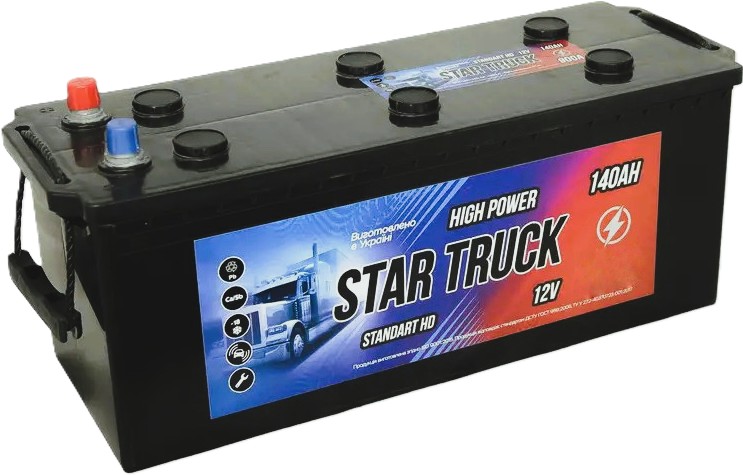 140Ah Truck STAR TRUCK Standart (+/-) (1) 1 050EN