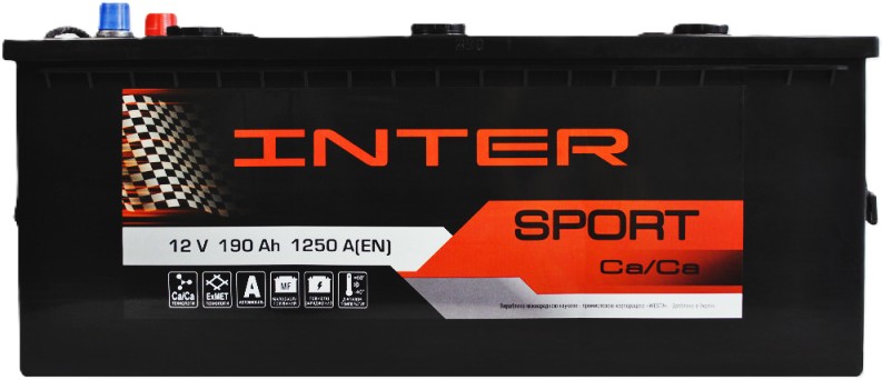 190Ah Truck INTER Sport (+/-) (1) 1 250EN