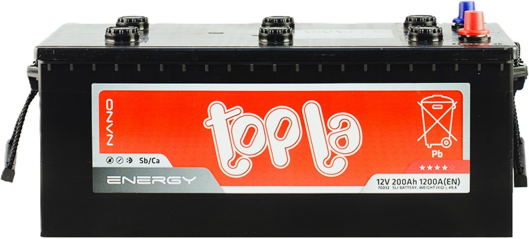 200Ah Truck TOPLA ENERGY TRUCK (+/-) (1) 1 200EN