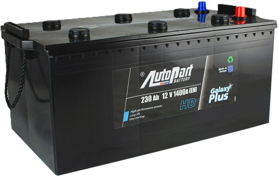 230Ah Truck AUTOPART GALAXY+ HD (+/-) (1) 1 400EN