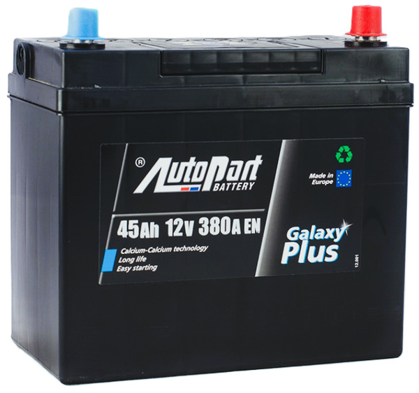 45Ah Asia AUTOPART Galaxy Plus (-/+) (0) 380EN