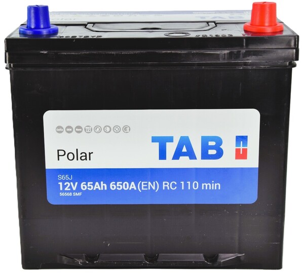 65Ah Asia TAB Polar (-/+) (0) 650EN