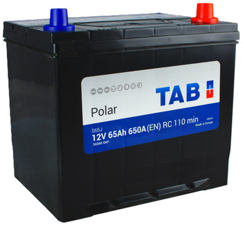 65Ah Asia TAB Polar (-/+) (0) 650EN. Фото 2