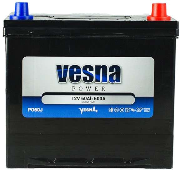60Ah Asia VESNA Power (-/+) (0) 600EN