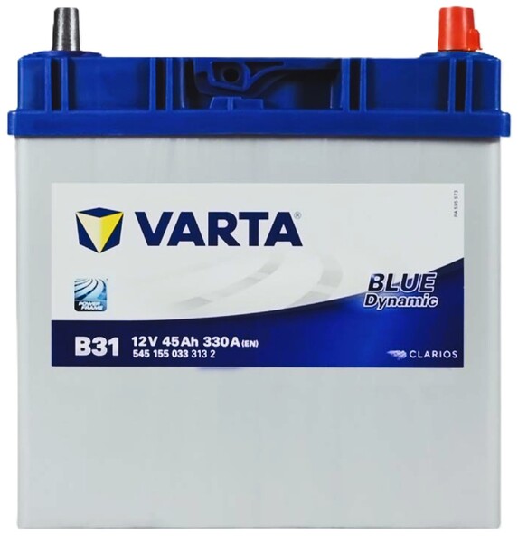 45Ah Asia VARTA Blue Dynamic (-/+) (0) 330EN тонка клема