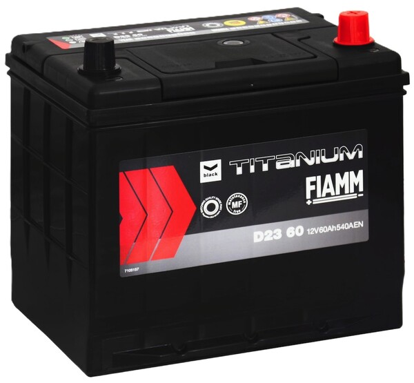 60Ah Asia FIAMM TITANIUM BLACK*** (-/+) (0) 540EN