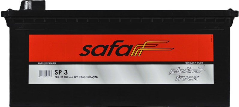180Ah Truck SAFA PLATINO (+/-) (1) 1 000EN