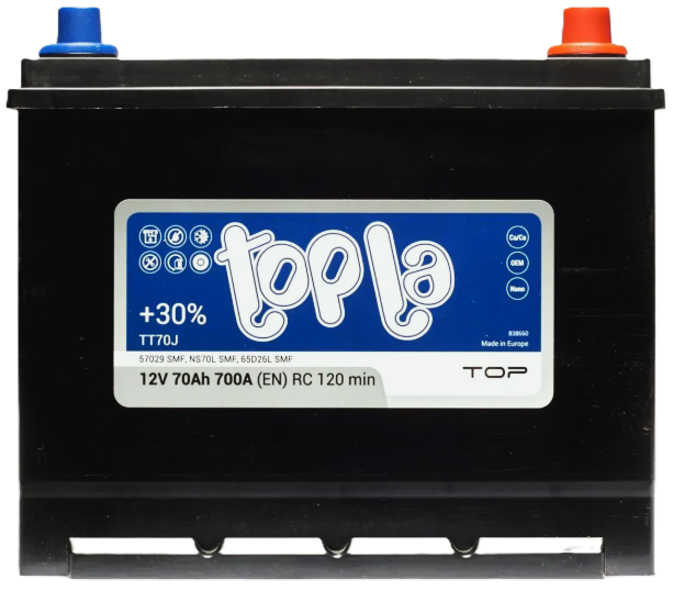 70Ah Asia TOPLA Top (-/+) (0) 700EN