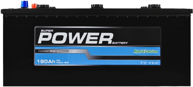 190Ah Truck POWER BLACK (+/-) (1) 1 250EN