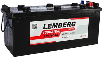 190Ah Truck LEMBERG (+/-) (1) 1300EN