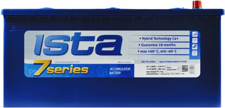 190Ah Truck ISTA 7 Series (+/-) (1) 1 150EN