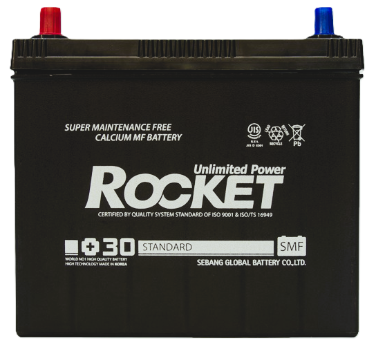 45Ah Asia ROCKET (+/-) (1) 430EN. Фото 2