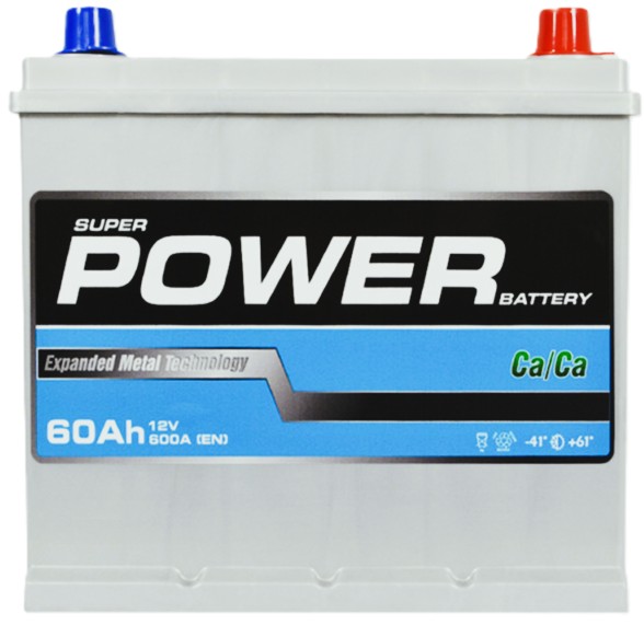 60Ah Asia POWER SMF Silver Asia (-/+) (0) 600EN