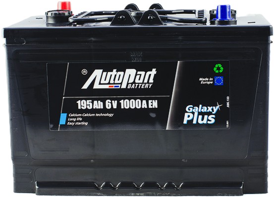 195Ah 6V Truck AUTOPART Galaxy Plus (+/-) (1) 1 000EN