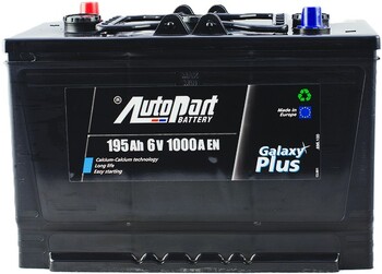 195Ah 6V Truck AUTOPART Galaxy Plus (+/-) (1) 1 000EN