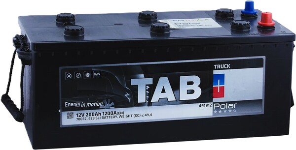 200Ah Truck TAB POLAR TRUCK (+/-) (1) 1 200EN