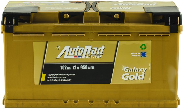 102Ah Euro AUTOPART Galaxy Gold (-/+) (0) 950EN
