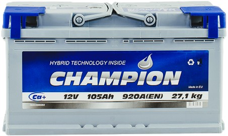 105Ah Euro CHAMPION Classic (-/+) (0) 920EN