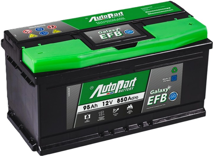 95Ah Euro AUTOPART Start-Stop EFB (-/+) (0) 850EN низький