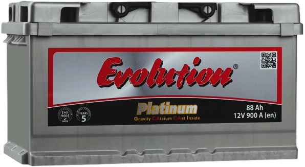 88Ah Euro EVOLUTION Classic (-/+) (0) 900EN низький