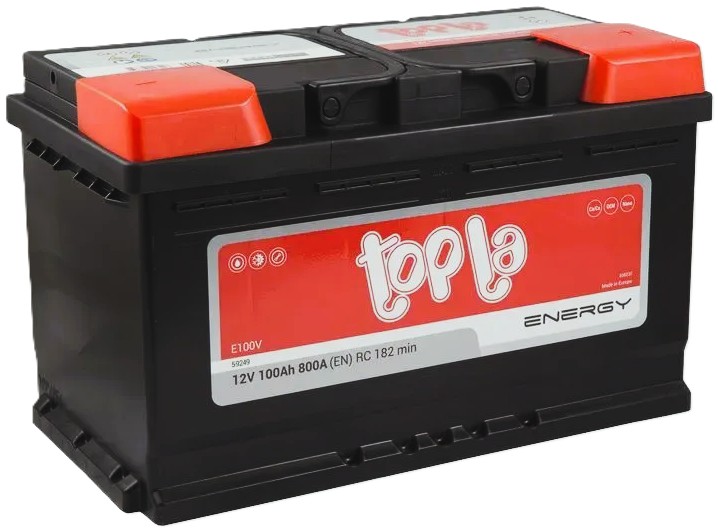 100Ah Euro TOPLA Energy (-/+) (0) 800EN короткий