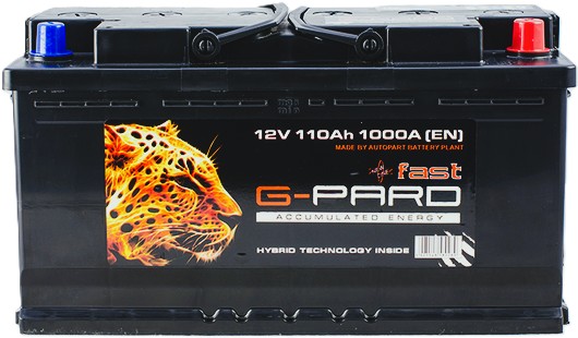 110Ah Euro G-PARD FAST (-/+) (0) 1 000EN