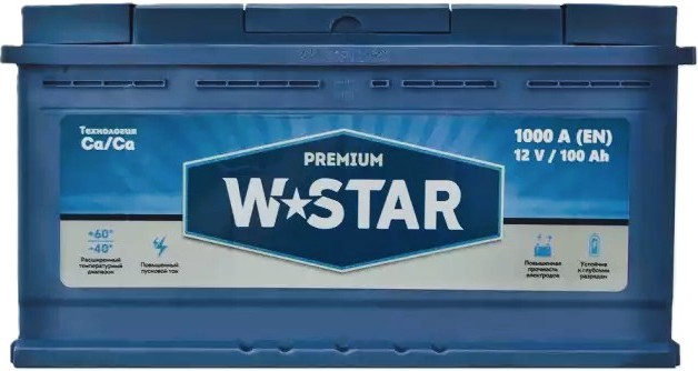 100Ah Euro W Star standart (-/+) (0) 1 000EN