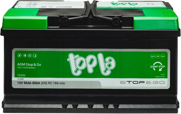 95Ah Euro TOPLA Start-Stop AGM (-/+) (0) 850EN