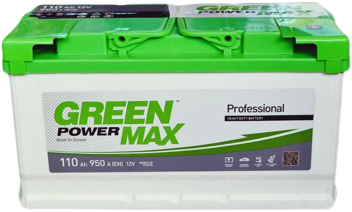 110Ah Euro GREEN POWER (-/+) (0) 950EN