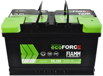 80Ah Euro FIAMM EFB (-/+) (0) 740EN низький. Фото 3