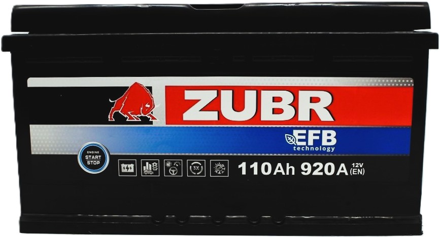 110Ah Euro ZUBR Start-Stop EFB (-/+) (0) 920EN