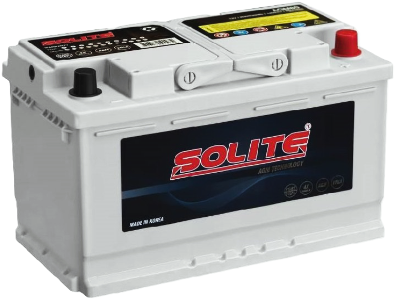 80Аh Euro SOLITE Start-Stop AGM 800EN (-/+) (0)