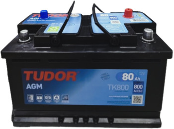 80Ah Euro TUDOR Start-Stop AGM (-/+) (0) 800EN. Фото 2