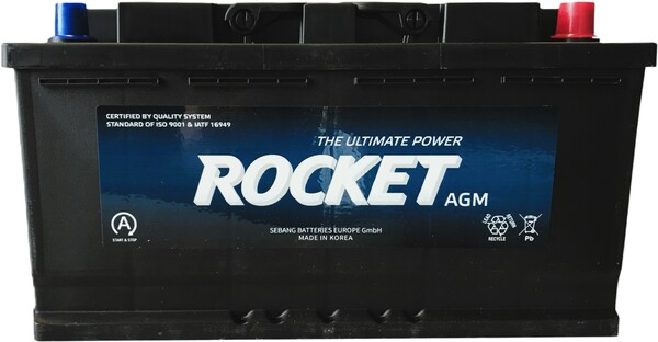 95Ah Euro ROCKET Start-Stop AGM (-/+) (0) 850EN