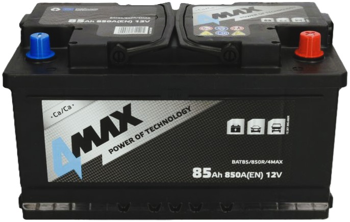 85Ah Euro 4MAX (-/+) (0) 850EN. Фото 2