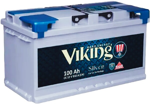 100Ah Euro Viking Silver (-/+) (0) 910EN
