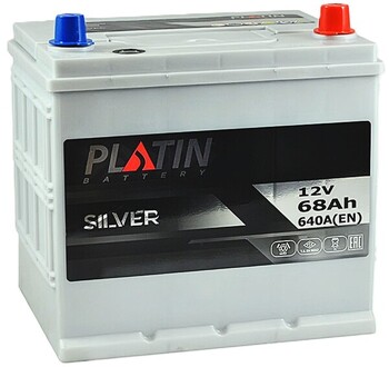 68Ah Asia PLATIN Silver SMF (-/+) (0) 640EN. Фото 2